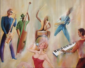 在舞台上，2008年
